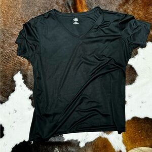 Black athletic shirt